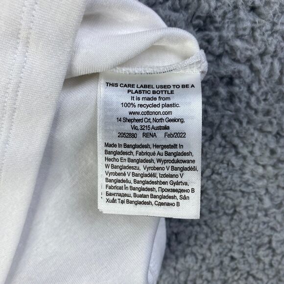 Britney Spears 1999 Micro Tee Girls Sz XS White Made w/ 100 Recycled Plastic NWT - Picture 10 of 15